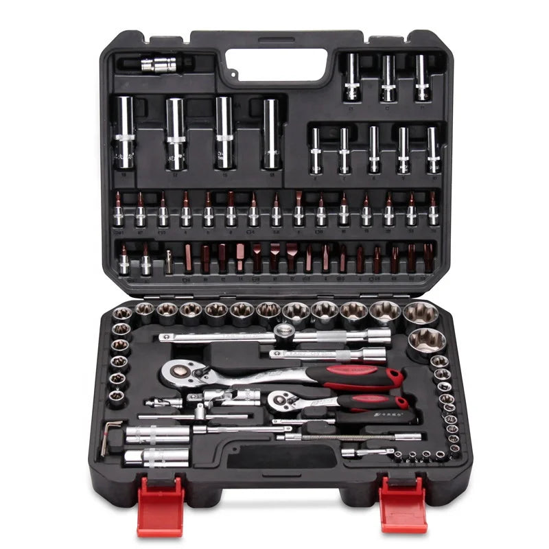 KAFUWELL SS13094A 94pcs Socket Wrench Set Professional Tool Set with Ratchet Wrench Spanner