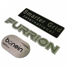 Custom Brushed Stainless Steel Plates Laser Engraved Aluminum Brass Tags Custom Metal Blank Name Tags Engraving Blanks