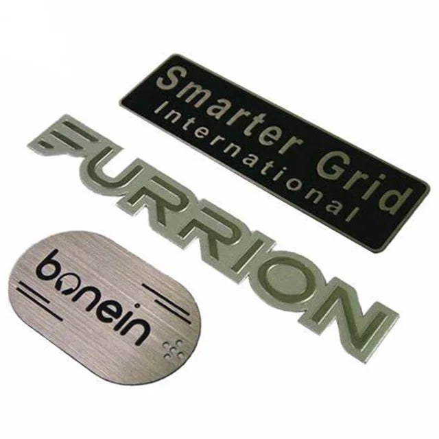 Custom Brushed Stainless Steel Plates Laser Engraved Aluminum Brass Tags Custom Metal Blank Name Tags Engraving Blanks