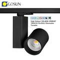 Movable Track Lighting Aluminum Ceiling Lights 42w DALI 2700-5700K CCT Tunable Aluminum Spotlight