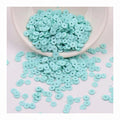3mm to 12mm Diy Sewing Solid Sequins With Hole Handmade Plain Porcelain Round Flat Beads Wedding Dance Dress Costume PVC Sequins