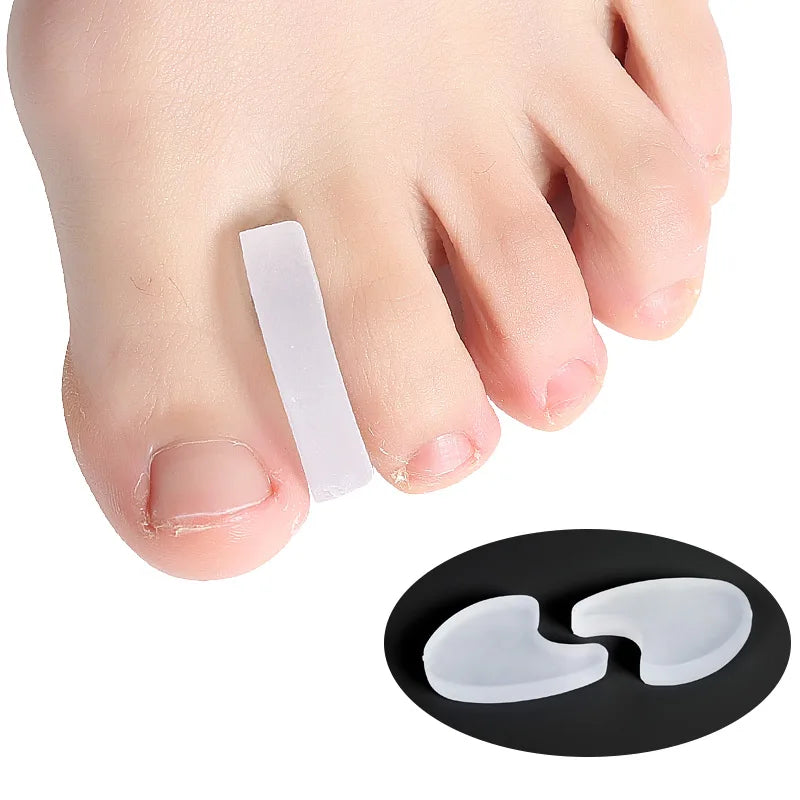 SEBS Gel Toe Spacers and Straightener Cushion Stretcher Bunion Corrector for Overlapping Hallux