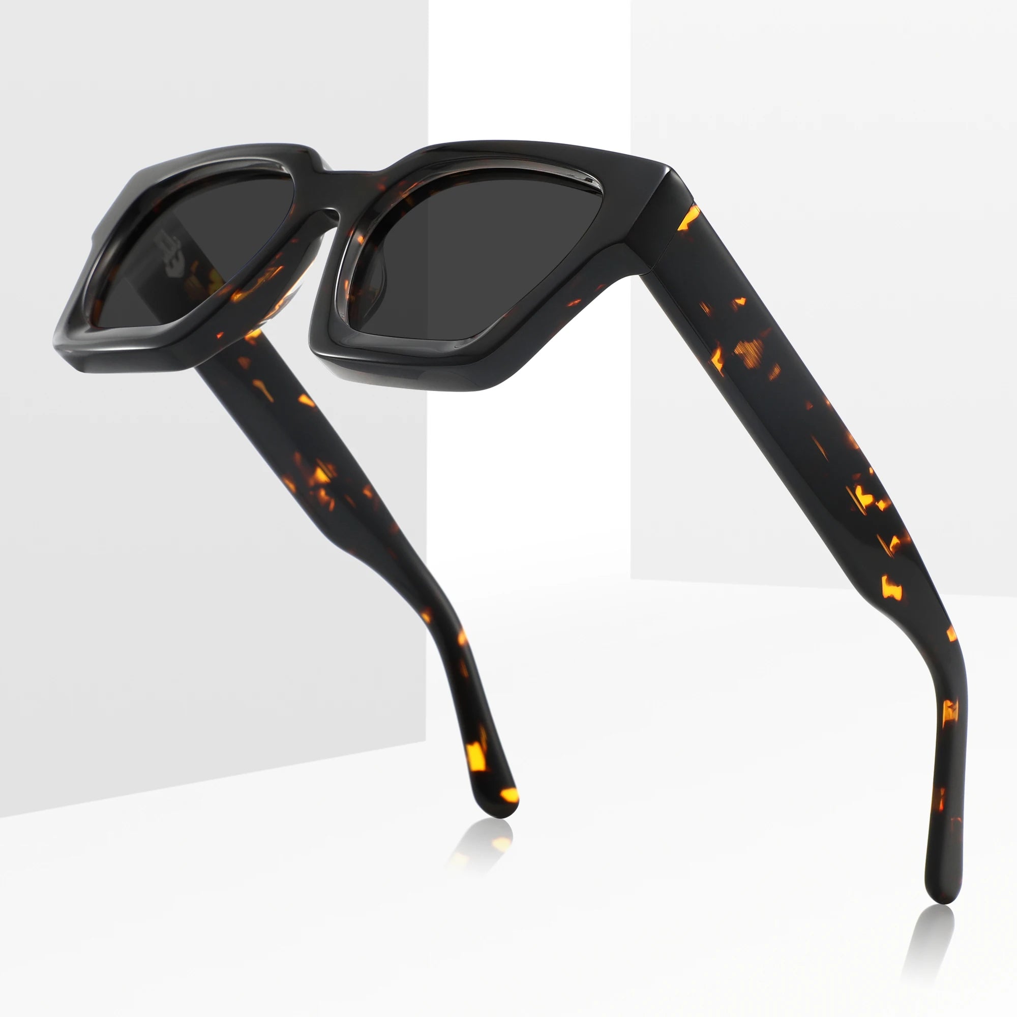 Popular Acetate Wholesale Sunglasses Men Unique Retro TAC Polarized Acetate Vintage Unisex Sunglasses 2023