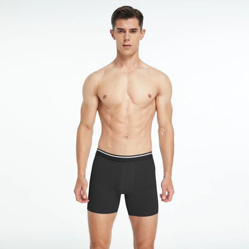 Men's Plus Size Underwear Cotton Breathable Men's Boxer Briefs