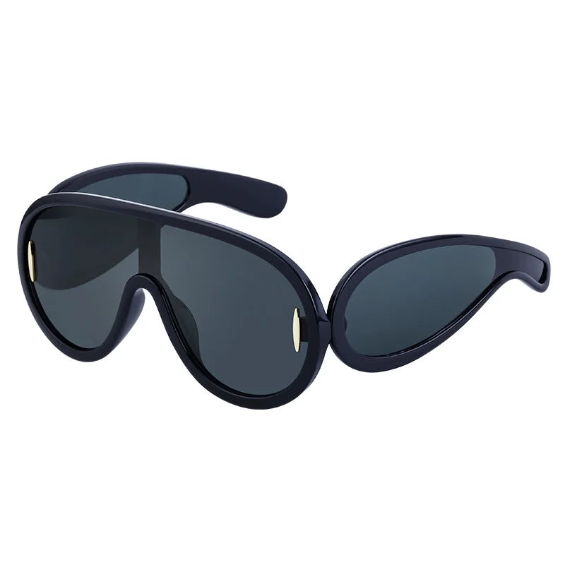 GWTNN OEM Gafas De Sol One Piece Lens Men Oversized Sunglasses