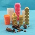 B-3467 Geometry Silicone Mold for Candle Making Geometric Shape Candle Mold DIY Scented Candle Home Decor
