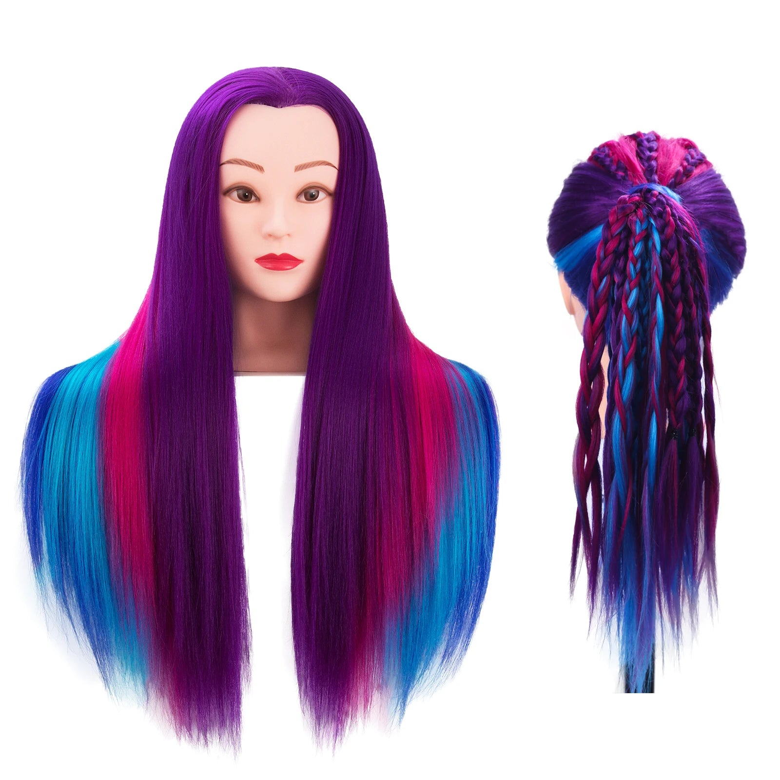 Synthetic Wigs Dummy Head Model Mannequin Wig Display Human Hair Mannequin Head