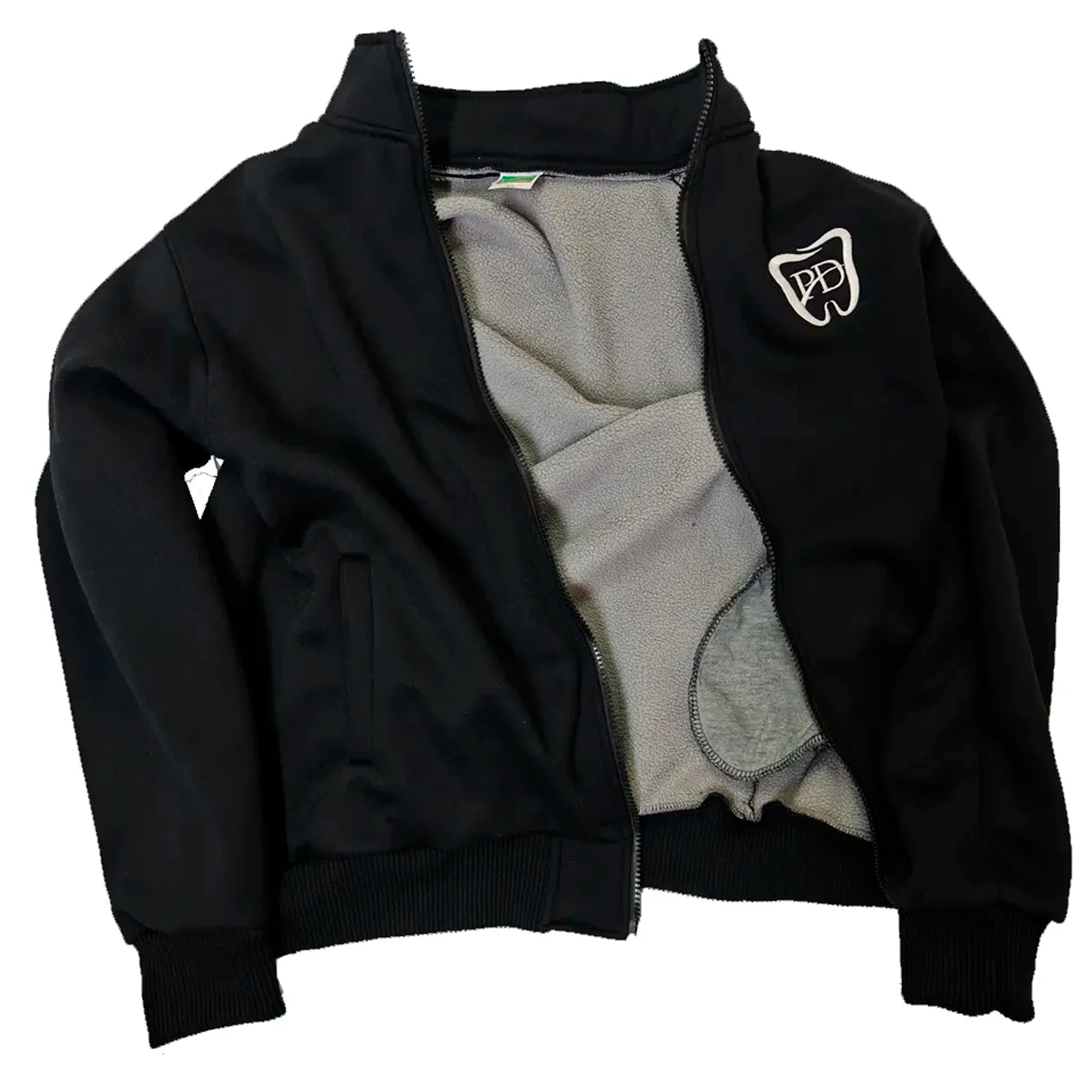 Factory Wholesale Custom Stand Collar Club Hotel Restaurant Fleece Embroidery Zip up Warm Jacket Uniform for Men and Women