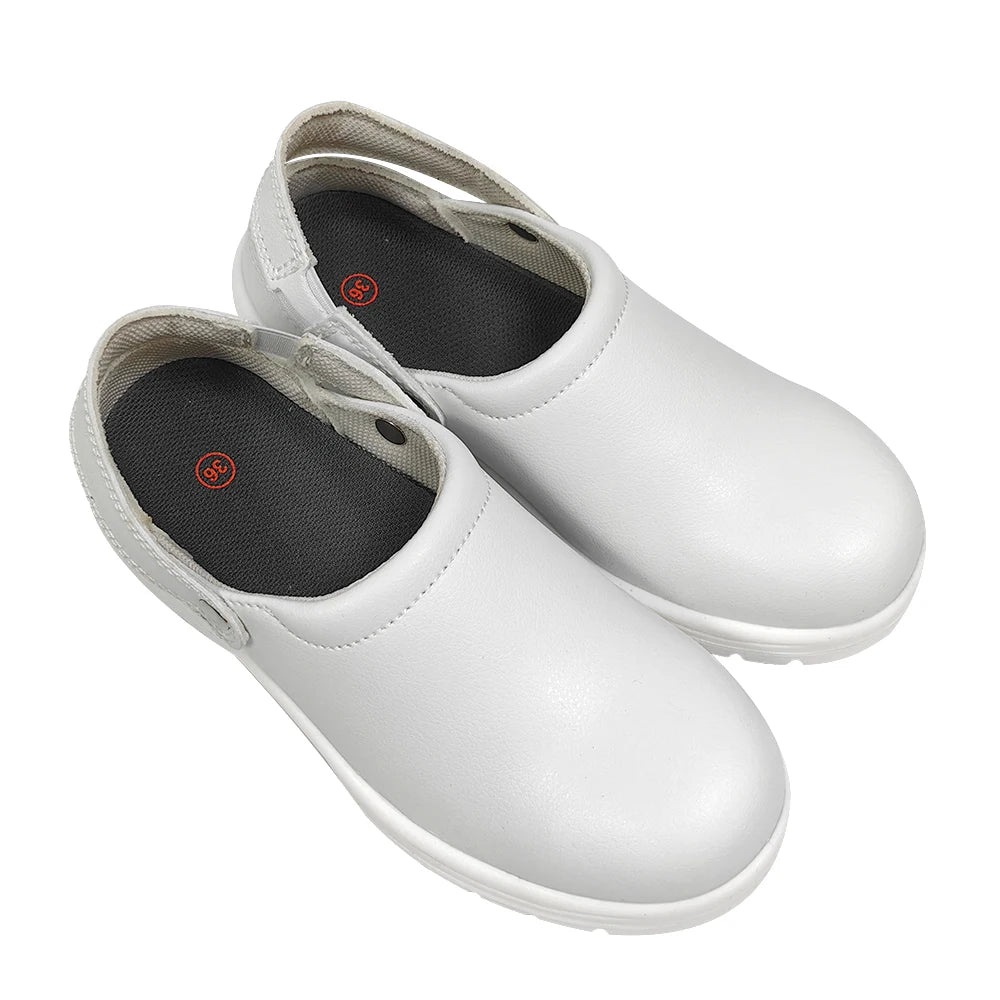ALLESD Dust-Free Labor Protection Anti Smashing Antistatic Safety Shoes ESD Steel Toe Cap Slipper