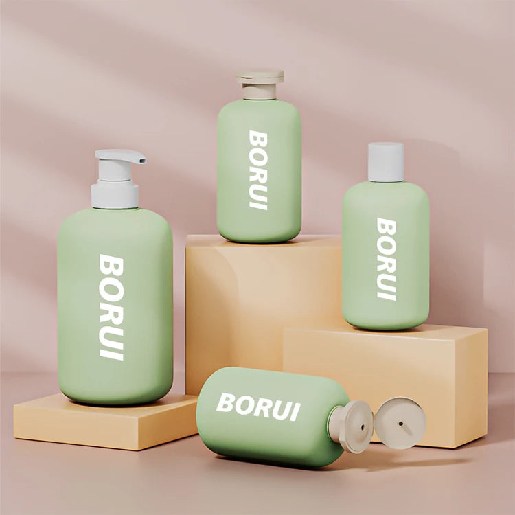 Luxury HDPE Plastic Shampoo Packaging 200ml-500ml Lotion Bottle Dye Cosmetic Bottles for Liquid Soap
