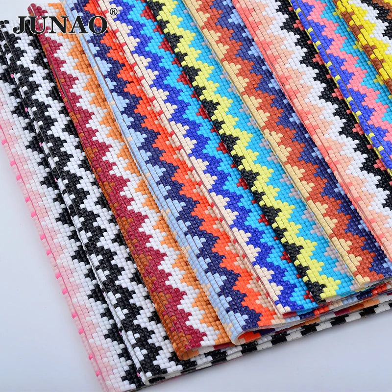 JUNAO Factory Wholesale 24*40cm Resin Self Adhesive Crystal Strass Mesh Hotfix Rhinestone Fabric Sheet for Clothes
