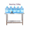 Folding Fish Cleaning Dining Table 304 Stainless Steel Electroplated Surface Customizable Size for Food Processing Phone Case