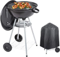 YUEYOU BB625 Outdoor Garden Small Round Charcoal Kettle Grill with Iron Construction Folding Design Flame Safety Device-Barbecue