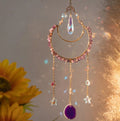 Natural Amethyst Sun Catcher Window Decoration Home Decorations Garden Crafts Wall Decor Sun Catcher