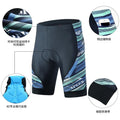 Men's Summer Thick Silicone Seat Cushion Cycling Shorts Oversized Mountain Bike Cycling Shorts With Breathable Sweat Padder