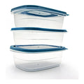 Square Plastic Portion Box with Lids Food Storage Container Sets|Cereal Containers Use for School Work and Travel