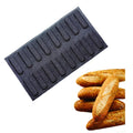 Early Riser 8/16/32 Cavity Oval Silicone Baguette Bread Mold DIY Loaf Making Supplies Perforated Bread Form Mouldings
