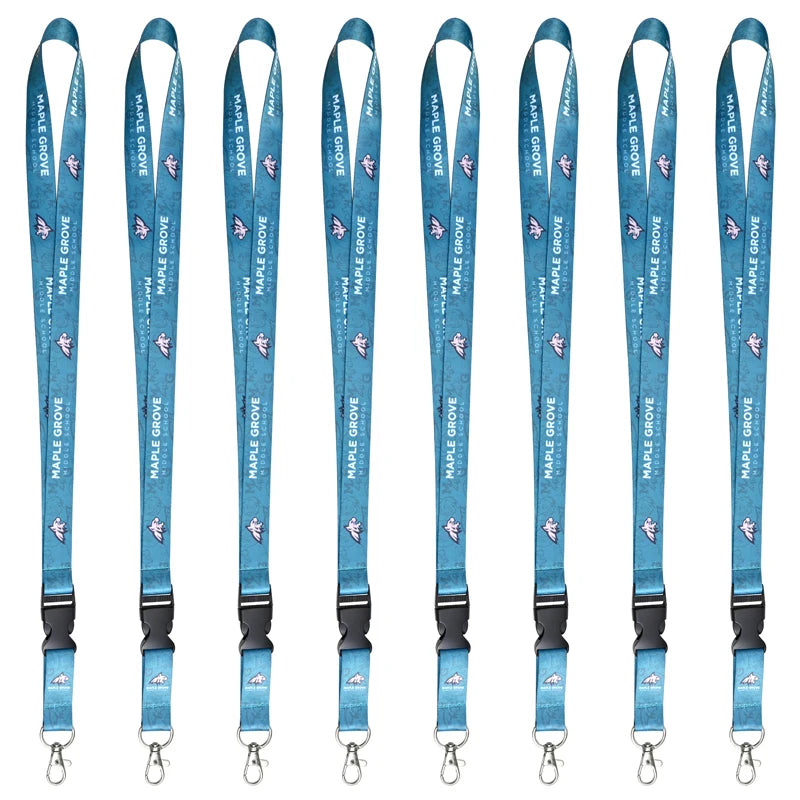 Polyester Lanyard Promotional Quality Assurance Sublimation Printed Neck Strap Lanyard