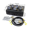 5 Gauges Single Layer Diagnostic Tools Hydraulic Pressure Test Kits for C-ase J-ohn D-eere Ko-matsu Hi-tachi