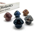 Wholesale Natural Crystal Craft Obsidian Mushroom Carving Ornament Mix Material Mushroom for Home Decor Souvenir Gift