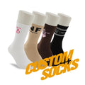 FREE DESIGN & MOCKUP OEM Made Your Own Design logo Sport Socks Custom logo Cotton Sport Sock Custom logo Athletic Socks