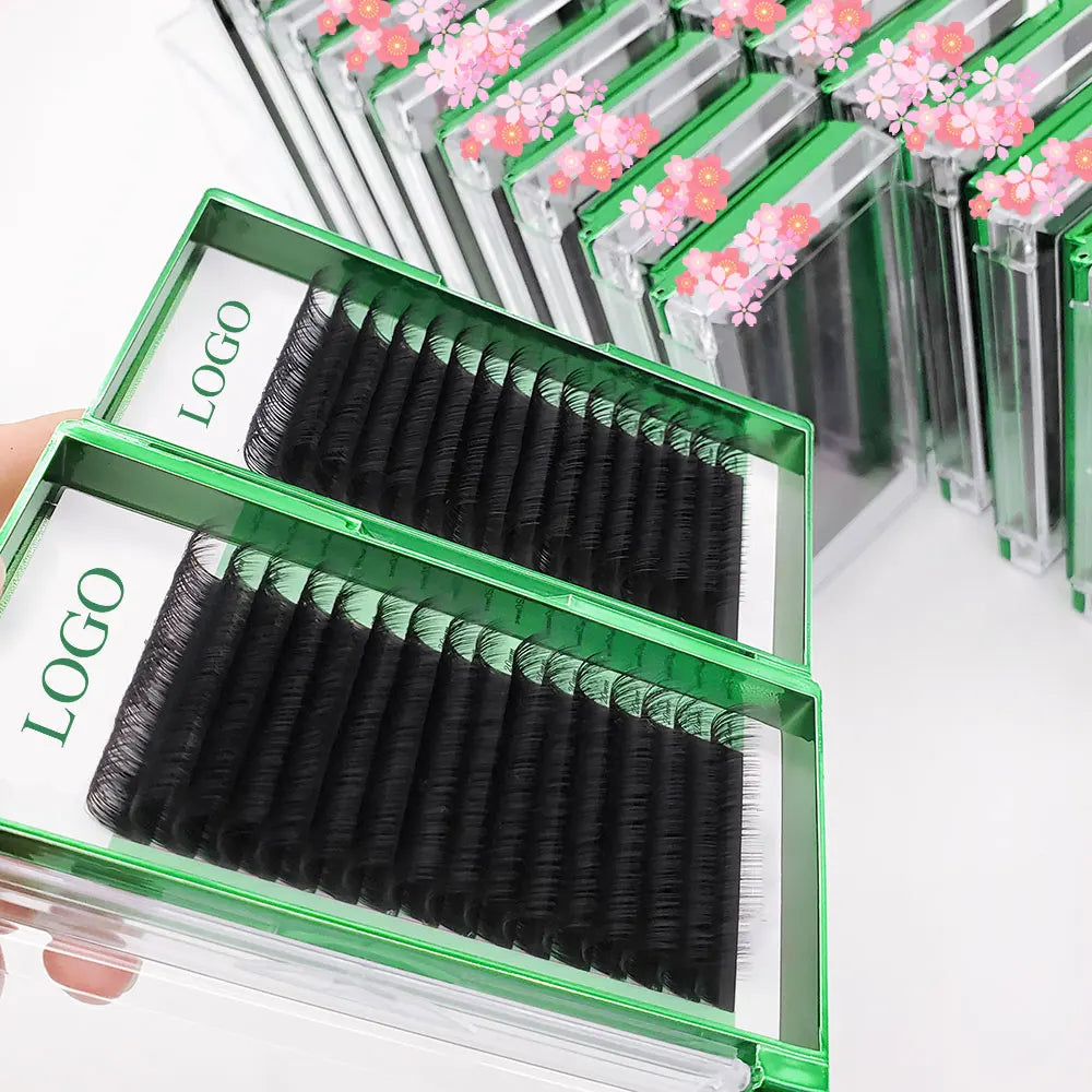 Lash Trays 0.03 0.05 0.07 mm Matte Black Volume Lash Extension Trays Cashmere Easy to Fan Individual Eyelash Extension