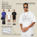 Customizable 230G American Street Trend Men's T-Shirt Fun Blue Screen Digital Printed with Custom Logo Loose Short Sleeve