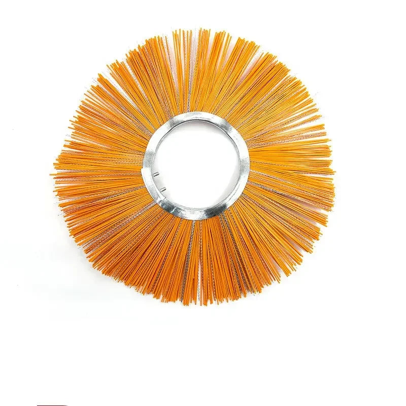 Zhenda Factory Hot Selling Iron  Ring Zig Zag 175*600mm Road Sweeper Brush for Sweeper Brushes
