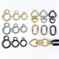 Deepeel F1-26 16mm Handbag Hardware Accessories Strap Dog Chain Snap Clasp Buckles Hook Alloy Open Spring O Ring
