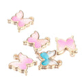 Gradient Butterfly Pendant for Jewelry Accessary DIY Parts for Keychain Couple Necklace Bracelet Enamel Charms Pendent