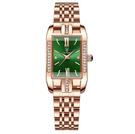 New POEDAGAR 365 Luxury Rose Gold Stainless Steel Women Quartz Watch High Quality Waterproof Lady Watch Business Watch Relojes