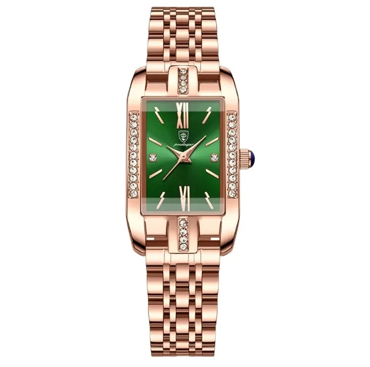 New POEDAGAR 365 Luxury Rose Gold Stainless Steel Women Quartz Watch High Quality Waterproof Lady Watch Business Watch Relojes