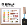 JTING 36 Colors Summer Ice Through Style Uv Gel Polish Nail Set Nail Art Icy Nude Jelly Gel Polishes Kit OEM Private Label