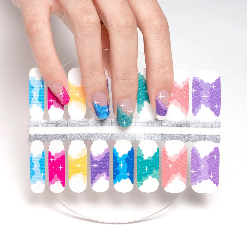 Huizi Huizi New Self Adhesive Nail Wraps Nail Art Beauty Product Hot Selling Nail Polish Stickers