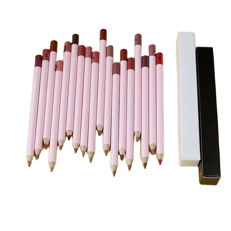 Private Label Beauty Your Own Brand Lipliner Make up 26 Colors Waterproof Long Lasting Lip Liner Pencil With Various Colors