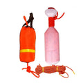 NiuFuRui 30m Orange High Quality Life Saving Polypropylene Marine Life Buoy Rescue Rope Line