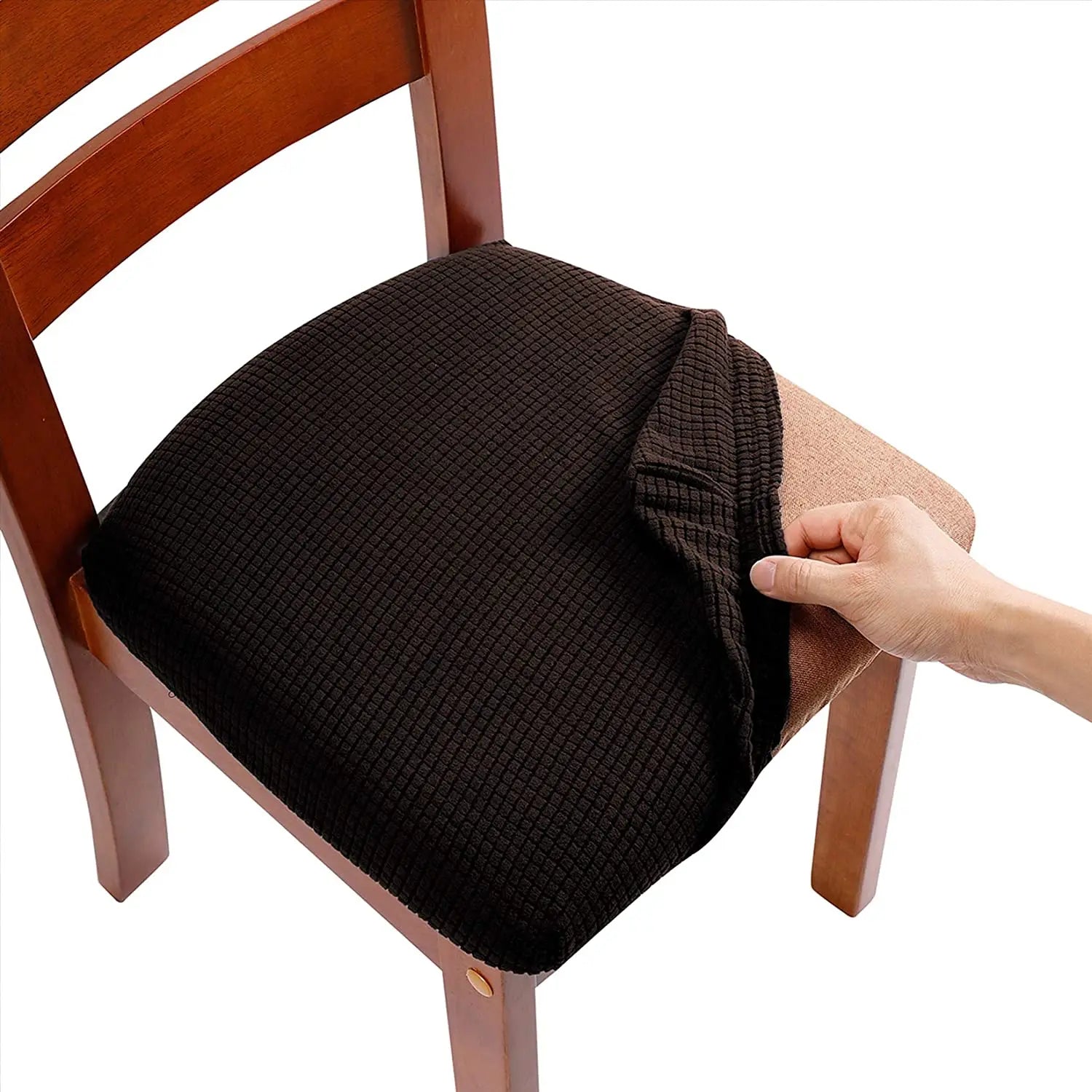 Ten-Rich Wholesale Washable Anti-Dust Office Elastic Spandex/Polyester Stretch Plain 170-250gsm Multi-Use Standard Size Chair