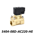 Blowing Bottle Machine Brass Two Way 1/2 3/4 1 Inch  220v Ac 40bar Water Gas High Temperature High Pressure 5404 Solenoid Valve