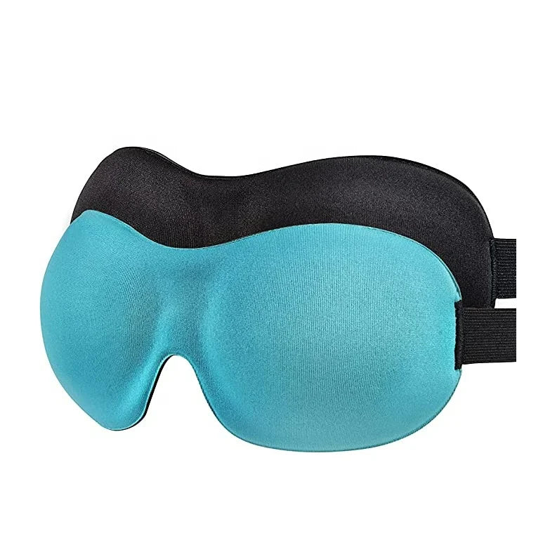 Ultra Lightweight Comfortable Satin Eye Mask Elastic Custom Logo 3D Sleep Mask for Night Travel Deep Orbit Invisible Alar Sleep