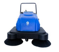 Newest Battery Floor Sweeper Machine With Water Spray Electric Floor Dust Cleaning Machine for Workshop Auto Floor Scrubber