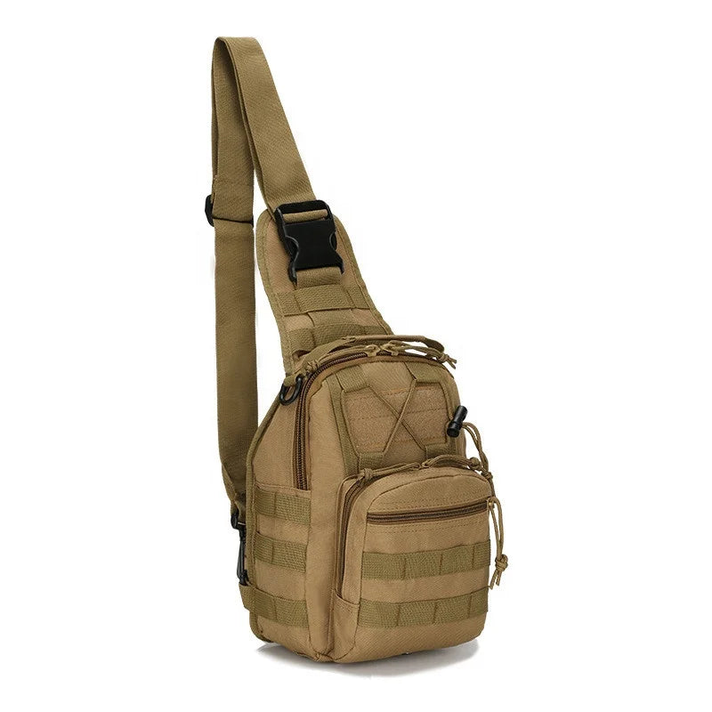 Wholesale Outdoor Sports Camouflage Shoulder Messenger Bag Men Chest Bag 5L Gym Crossbody Bag