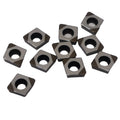 CBN Diamond Turning Tools CPMT CPMT060208 CPMT060204 CBN Inserts Two Edge With Super Hard for Quenched Steel