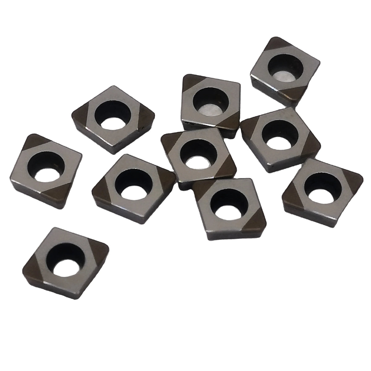 CBN Diamond Turning Tools CPMT CPMT060208 CPMT060204 CBN Inserts Two Edge With Super Hard for Quenched Steel