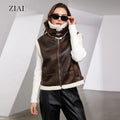 Wholesale Ladies Casual Coat Autumn Winter New Heavy Suede Lamb Wool Vest Coat