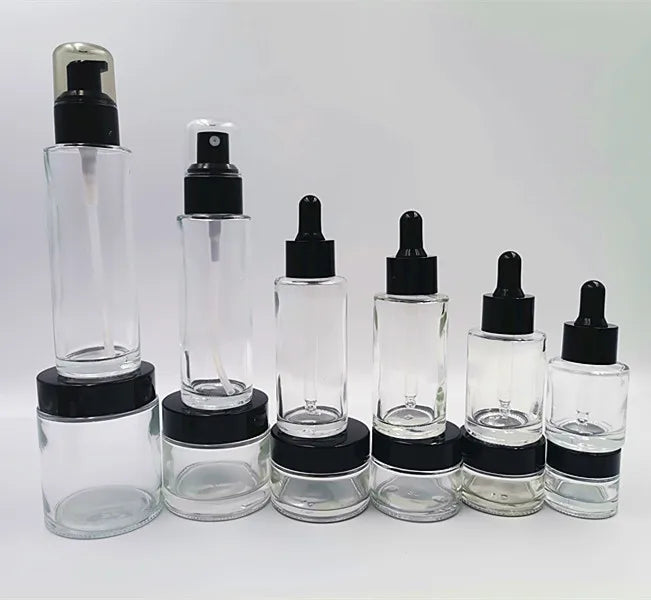 For Guangzhou Empty Cosmetic Perfume Skin Care Serum Body Hair Essential Beard Oil Spray Glass Dropper Bottle 30ml 5ml