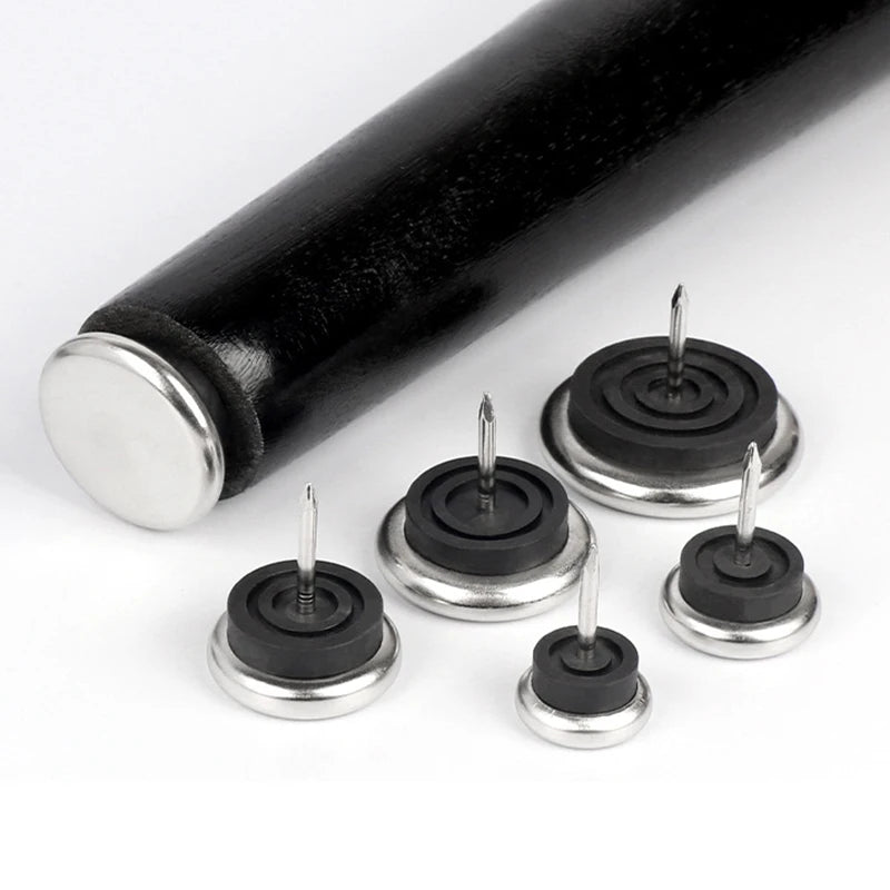 Wholesale Nail on Glides Metal Nail on Chair Feet Felt Protection Sliders for Furniture Chairs Stools Table