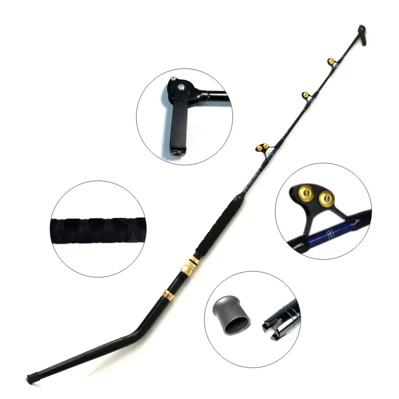 2024 New Style Varilla De Agua Big Game Rod Sea Fishing Trolling Fishing  Rods
