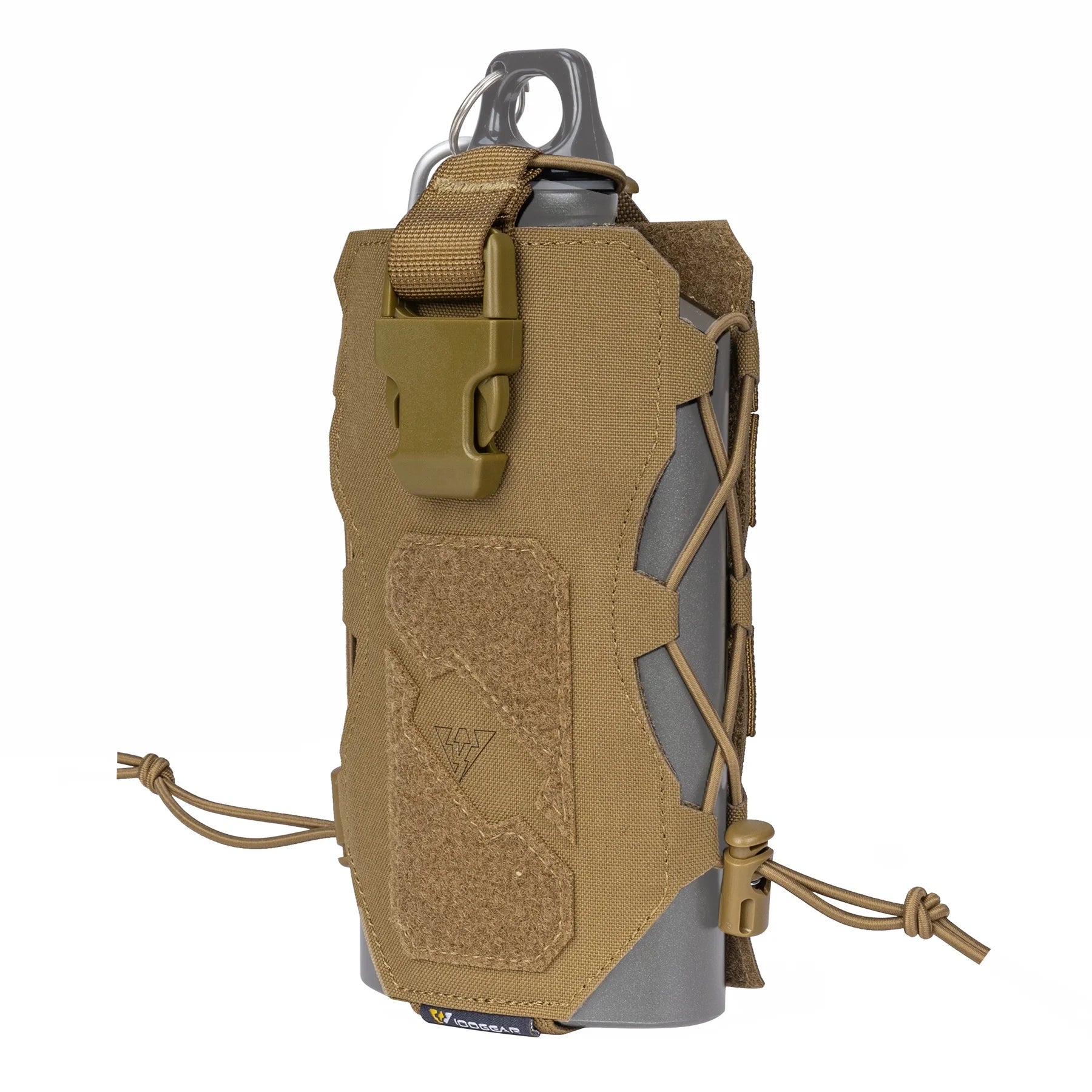 IDOGEAR Tactical Water Bottle Holster Hunting Multi-function Radio Pouch MOLLE Kettle Carrier Water Bottle Pouch