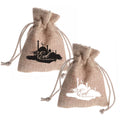 New Design Ramadan Party Decoration EID Mubarak Drawstring Burlap Candy Storage Bags
