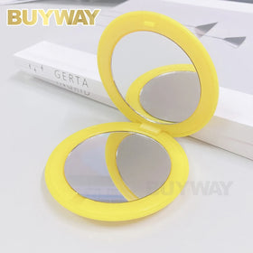 Custom Portable Mini Makeup Mirror Double Side Compact Foldable Gift Tool with Logo Personalized Pocket Mirror